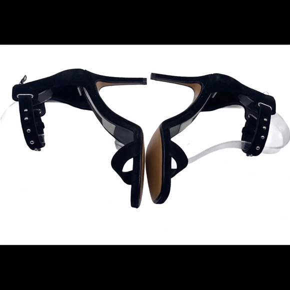 RAG & BONE NIB Black Tamira Studded Suede Heels (Damaged Box) - Picture 12 of 16